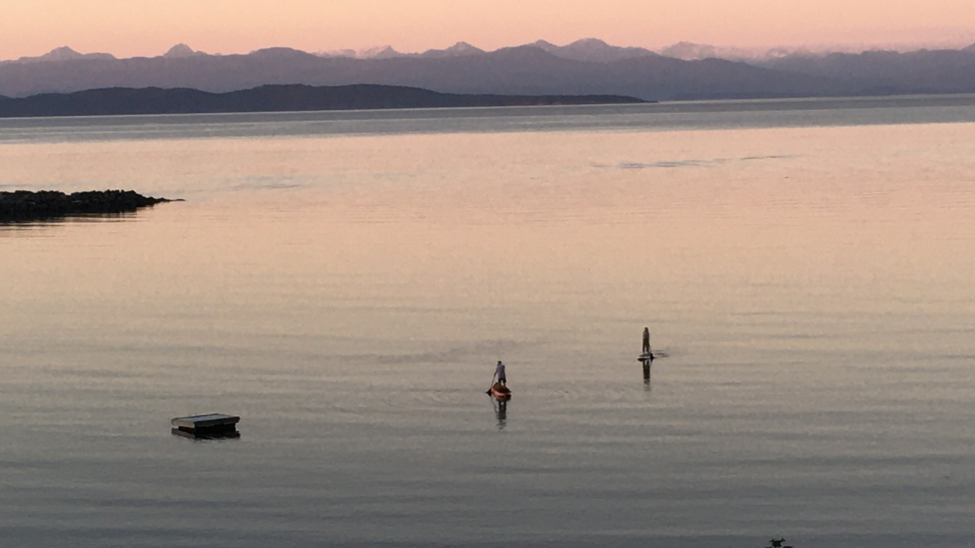 Sunset Paddle Board